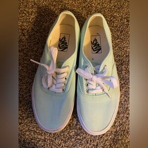 VANS-Womans 8.5- mens 7
Mint Green
